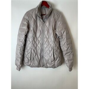 Athleta Responsible Down Jacket Gray S Small